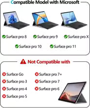 Kabellose Bluetooth Tastatur für Surface Pro & Go