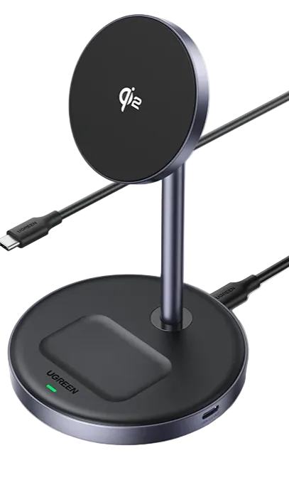 20W Magnetische 2-in-1 Ladestation Schnell