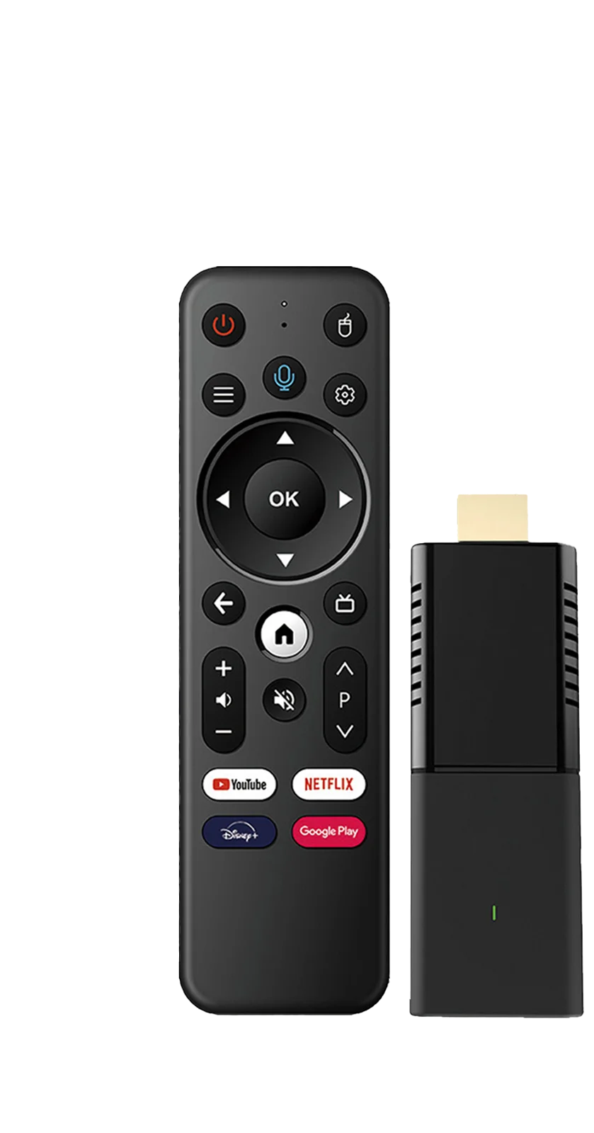 Android 10 4K HDR TV Stick with AV1 & Voice Control