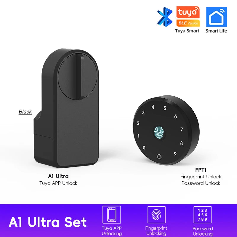 A1 Ultra Smart Türschloss mit Fingerprint