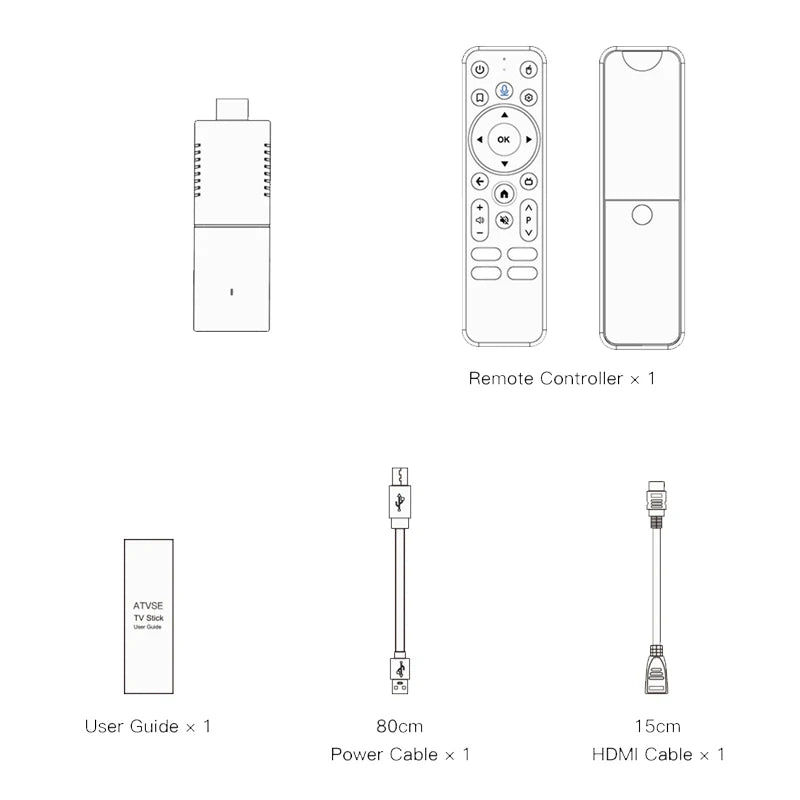 Android 10 4K HDR TV Stick with AV1 & Voice Control