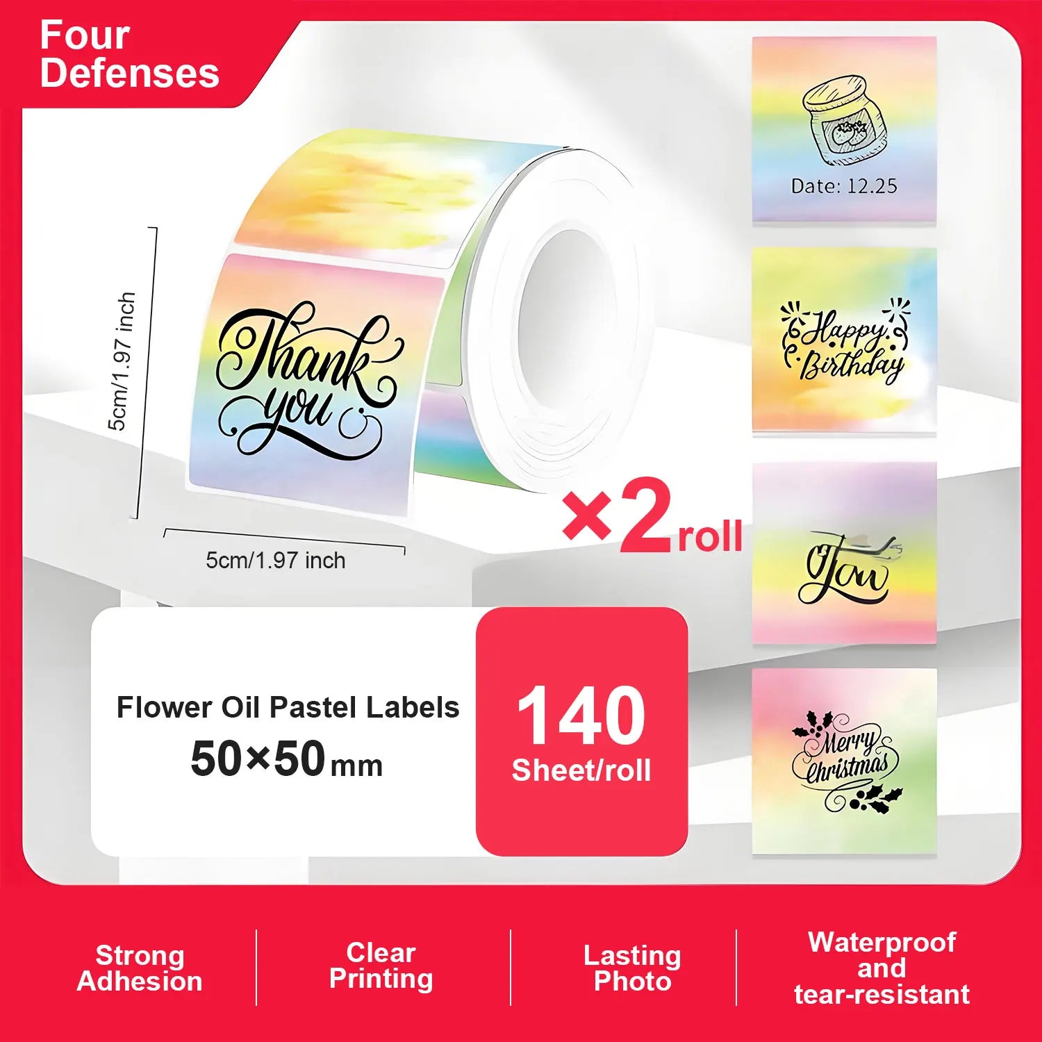 Portable Thermal Label Printer Bluetooth Mini