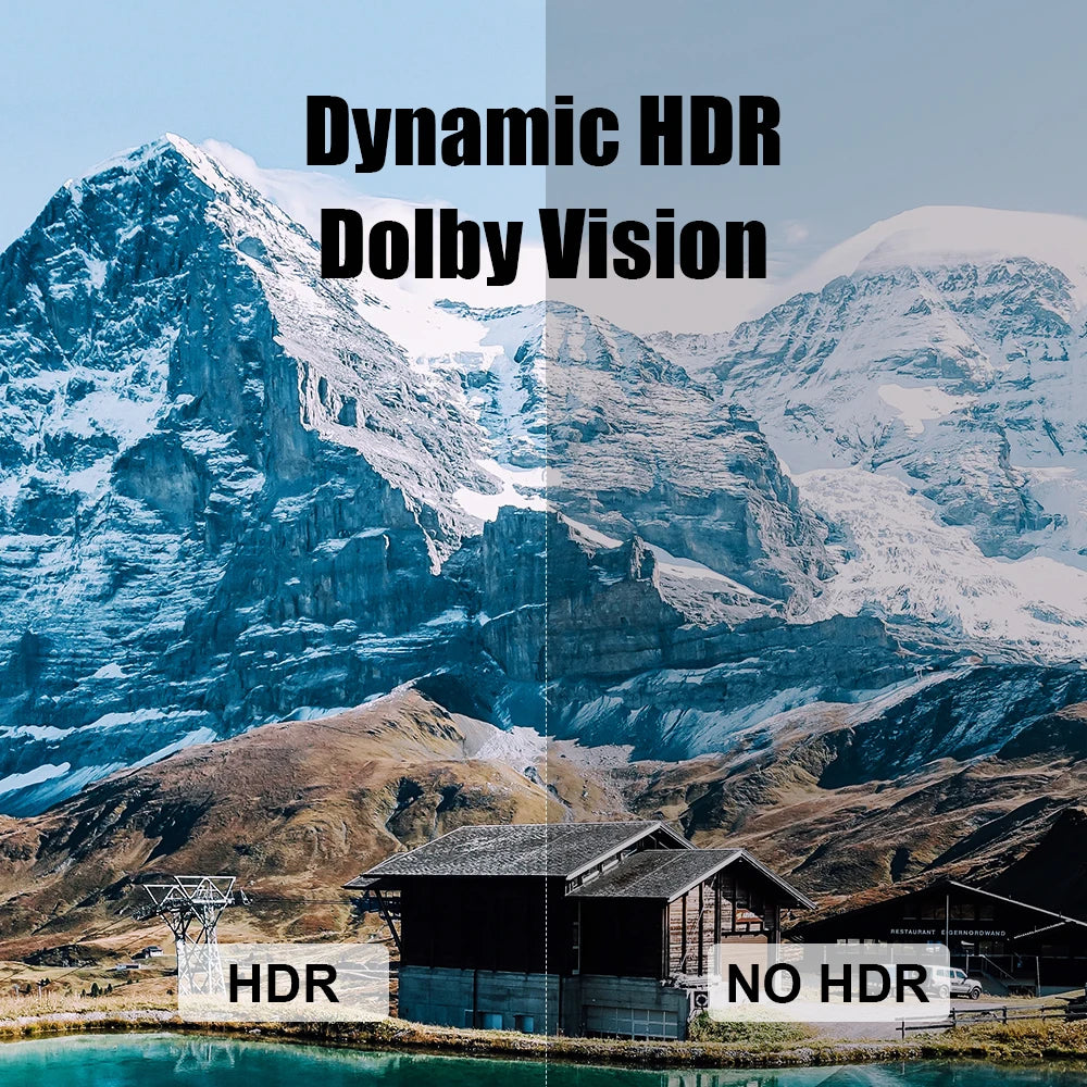 Flexibles HDMI 2.1 Kabel 8K 60Hz 48Gbps für TV