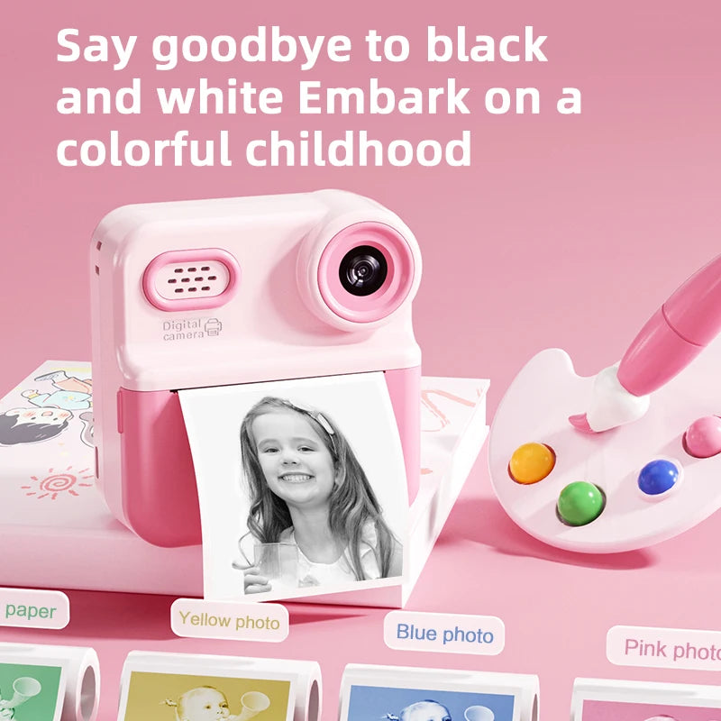 Neue Kinderkamera Mini Sofortdruck 1080P HD 64G