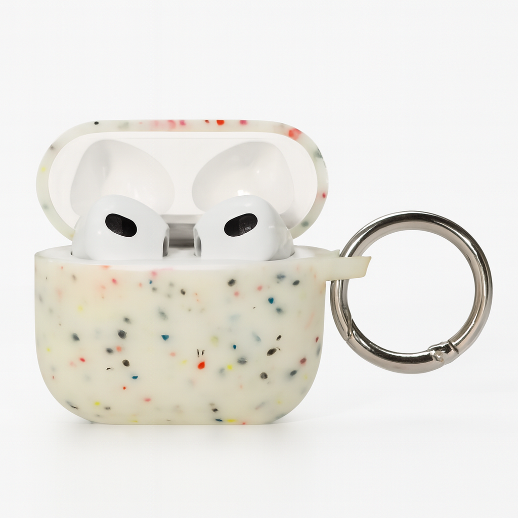 Leuchtende Silikonhülle für AirPods mit Anhänger