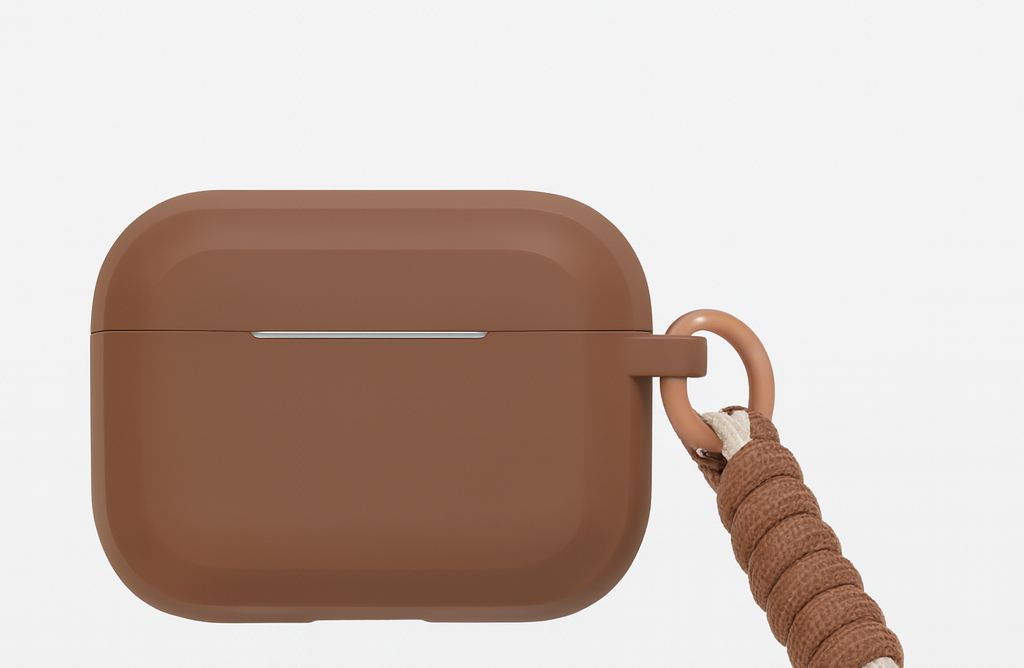 Cute silicone case for AirPods Pro 1 & 2 with strap