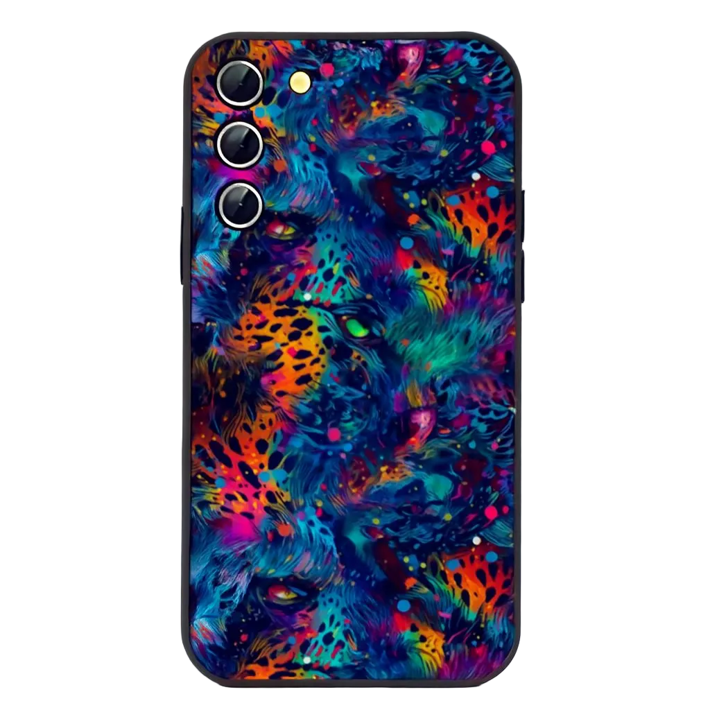 Abstract Tiger Girl Case for Samsung Galaxy