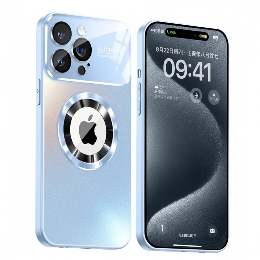 Luxus Matte Magnetische Hülle für iPhone 17