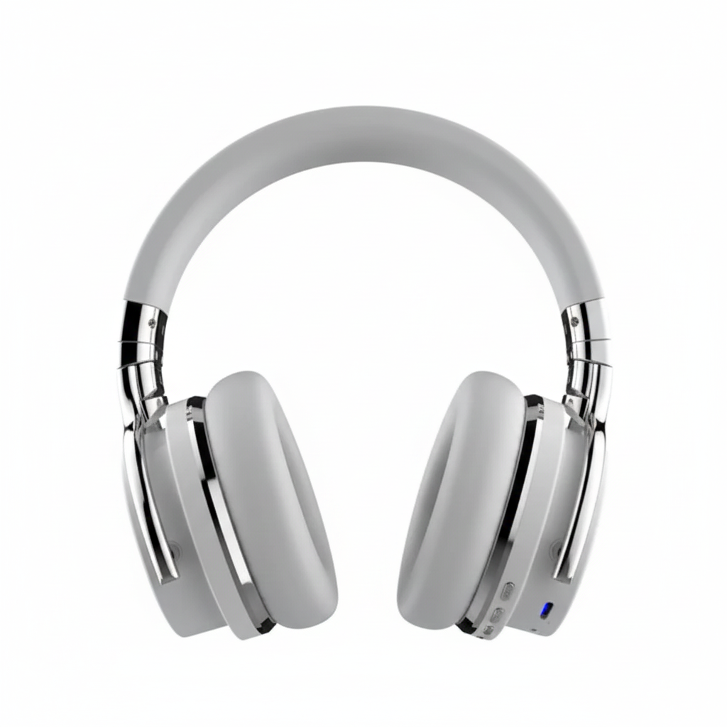 Bluetooth headphones with ANC and deep bass