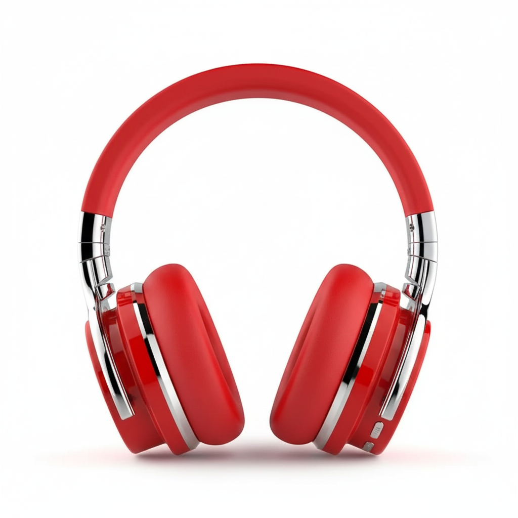 Bluetooth headphones with ANC and deep bass