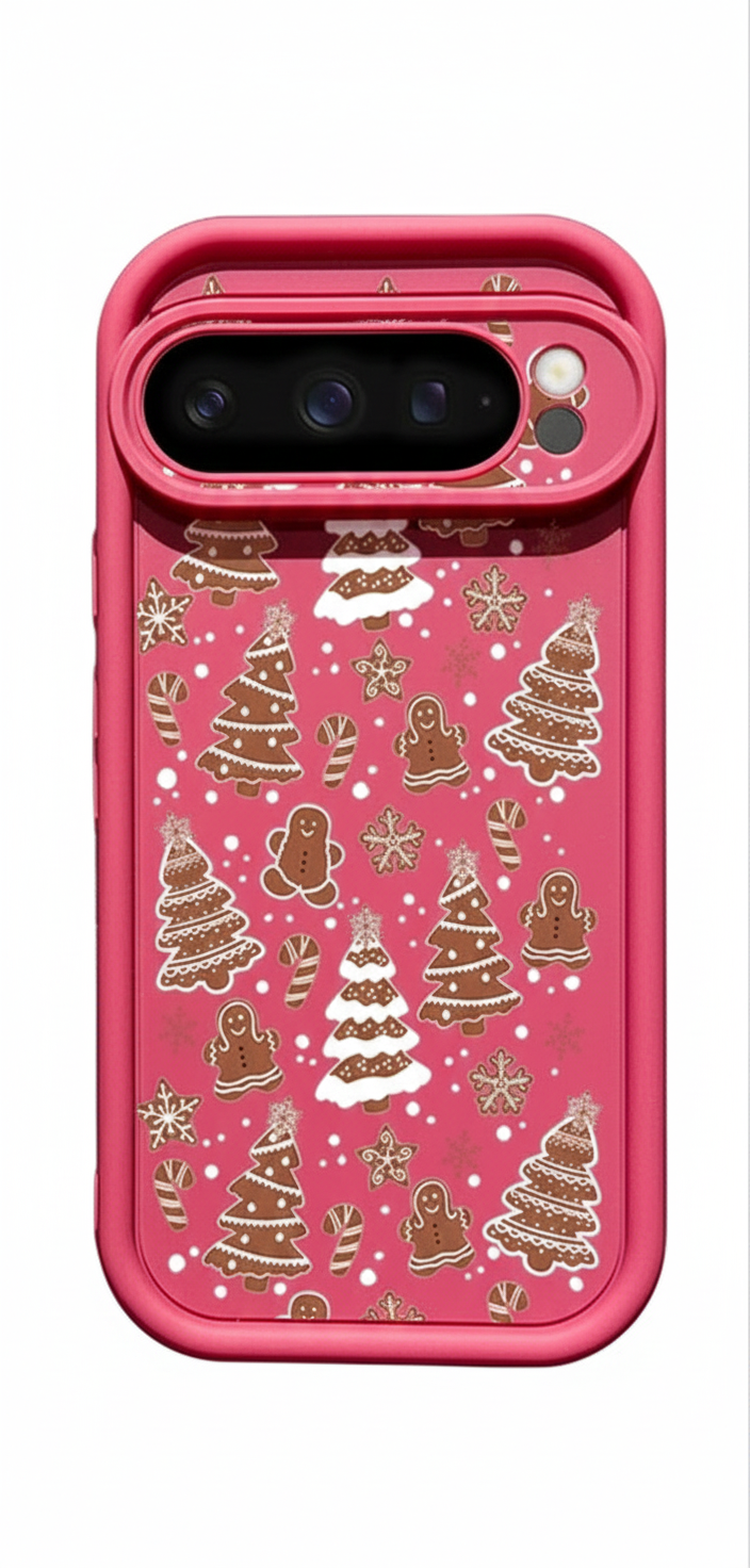 Weihnachtliche TPU-Handyhülle mit Tannenbaum für Google Pixel 10 9 8