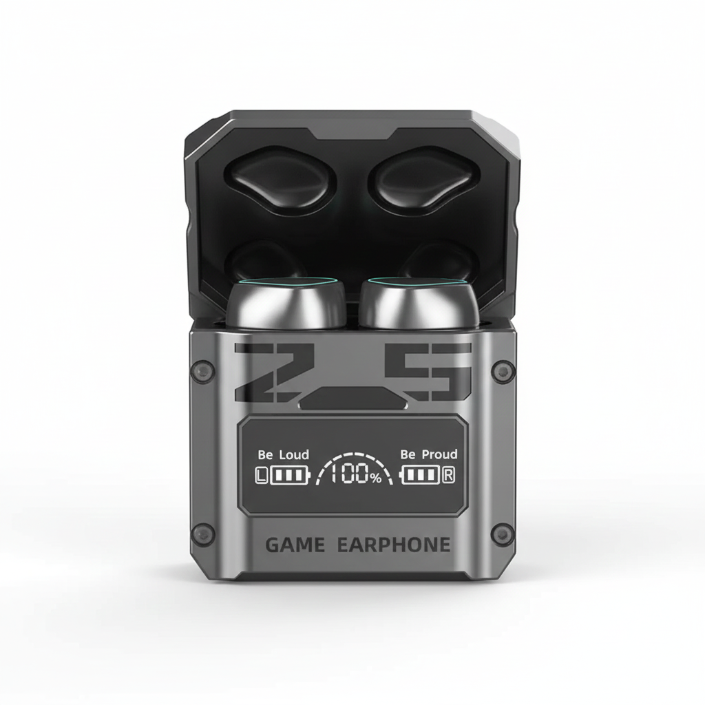 Écouteurs intra-auriculaires sans fil de style mécanique