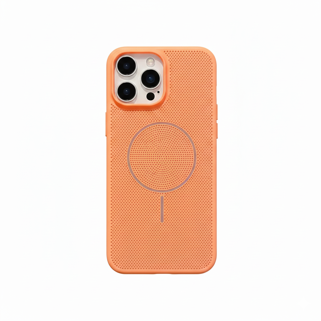 Magnetic mesh case with cooling for iPhone 17 Pro Max