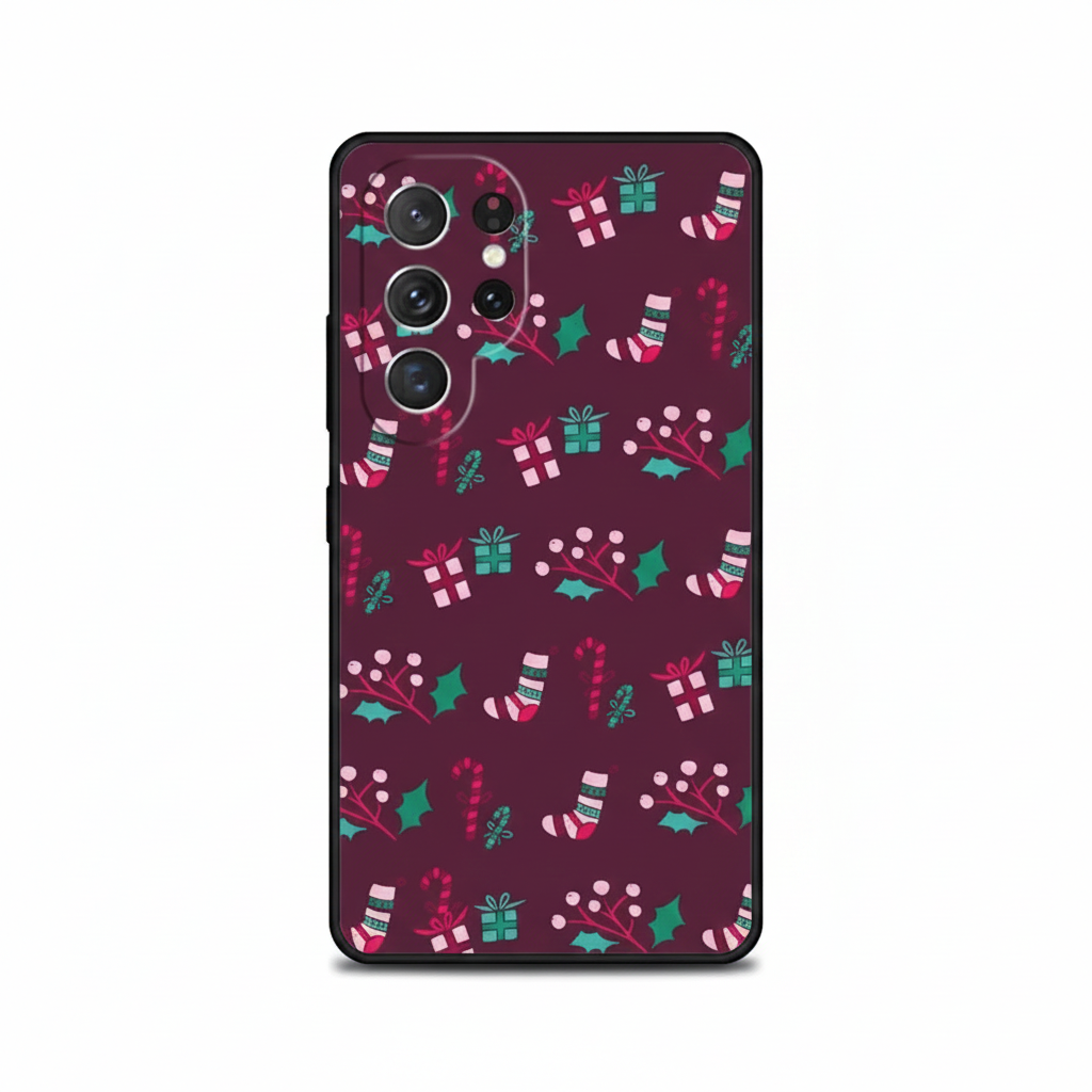 Weihnachts-Cartoon Hülle Samsung S25 Ultra