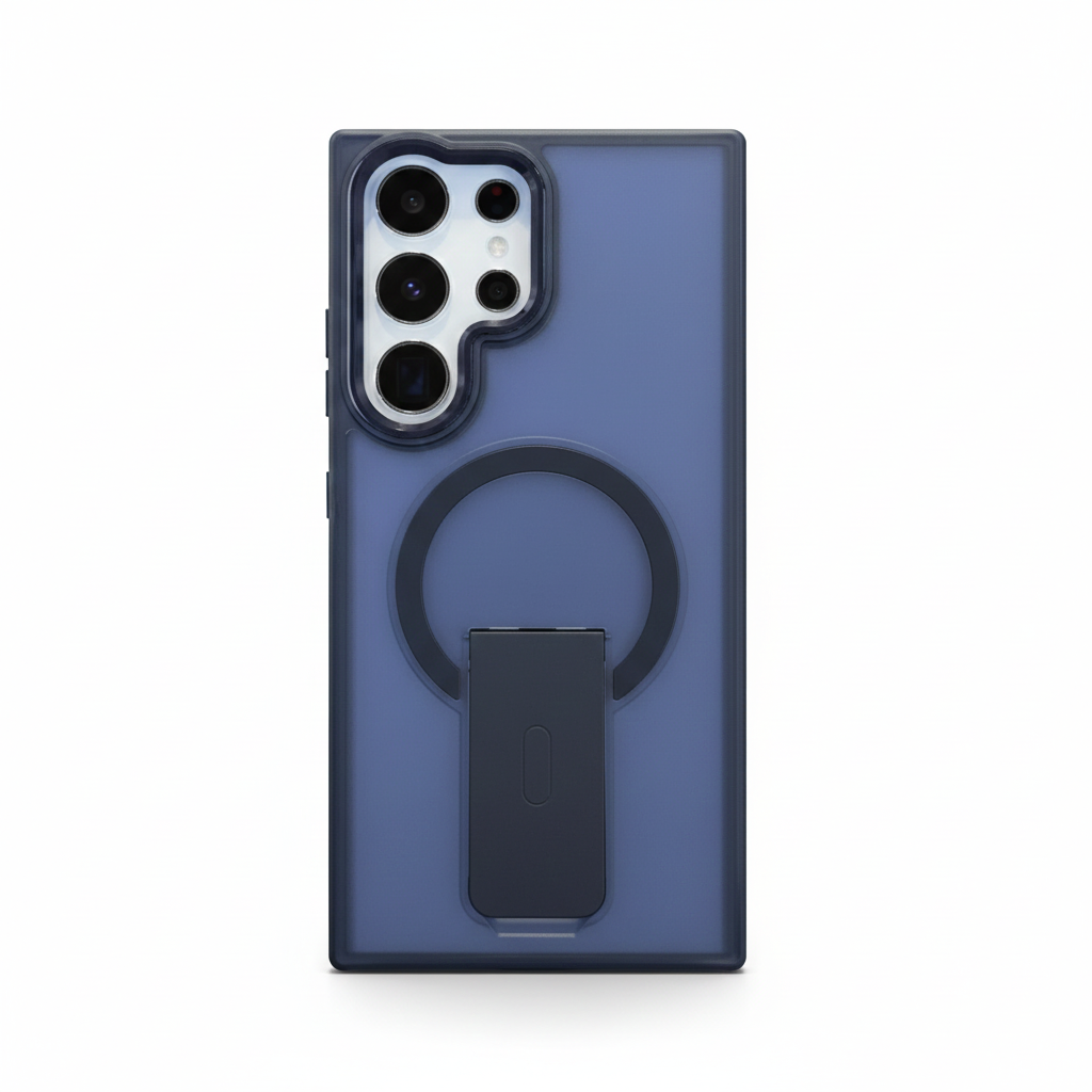 Luxus Magnet-Hülle mit Ladefunktion für Galaxy S25/S24