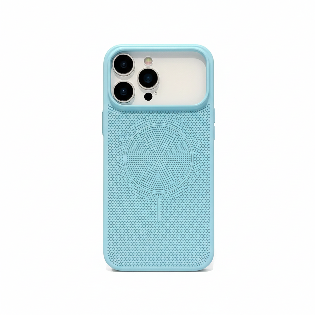Magnetic mesh case with cooling for iPhone 17 Pro Max