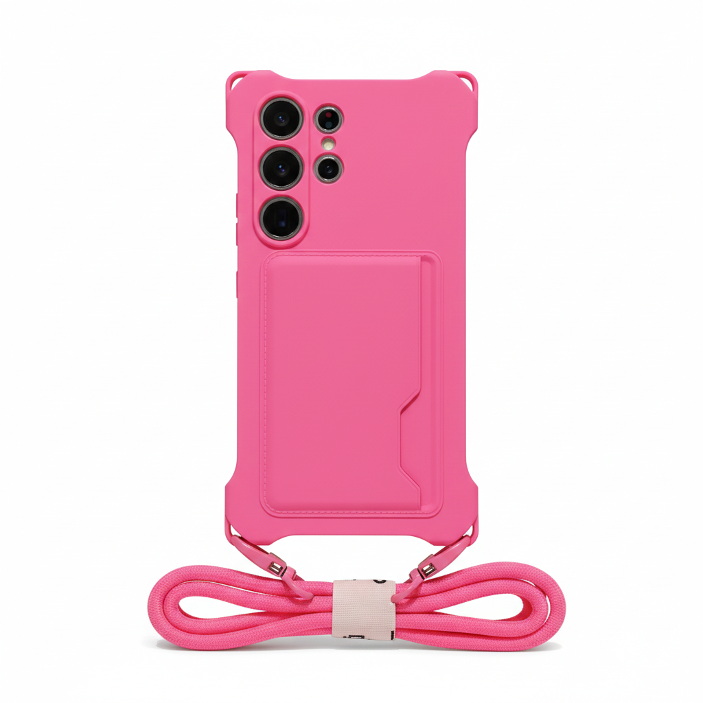 Luxury Crossbody Card Case for Samsung Galaxy S25–S22