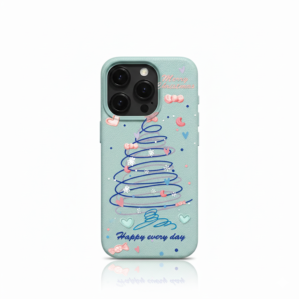Bunte Weihnachtsmuster Hülle für iPhone 17 Pro Max