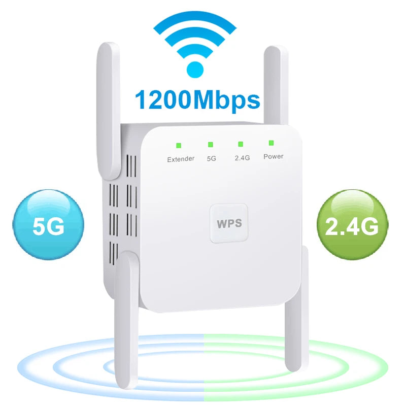 5G WLAN Repeater 1200 Mbit/s Verstärker mit großer Reichweite