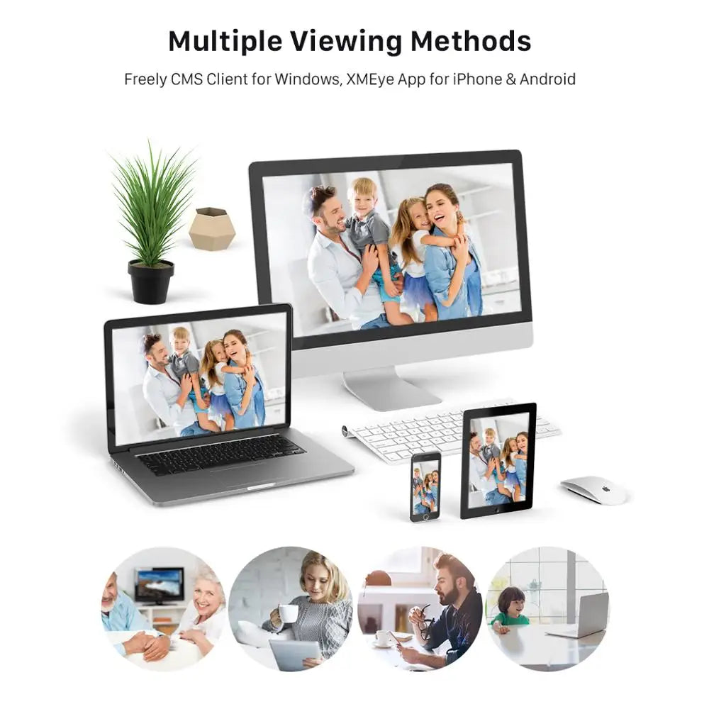 4K 8MP Outdoor IP Kamera mit Nachtsicht
