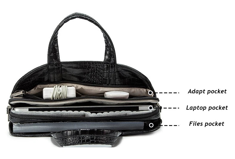 Marken Laptop Tasche PU Leder 13-16 Zoll