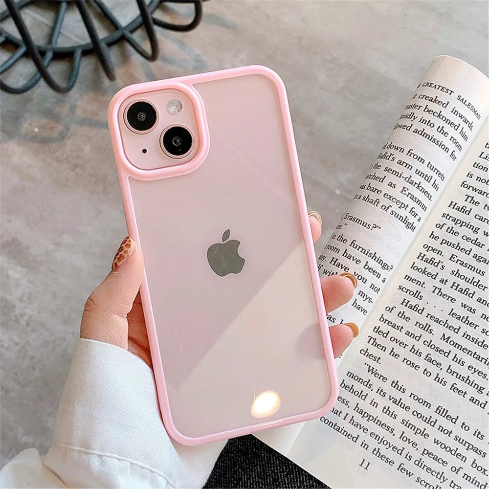 Coque antichoc en silicone Candy pour iPhone