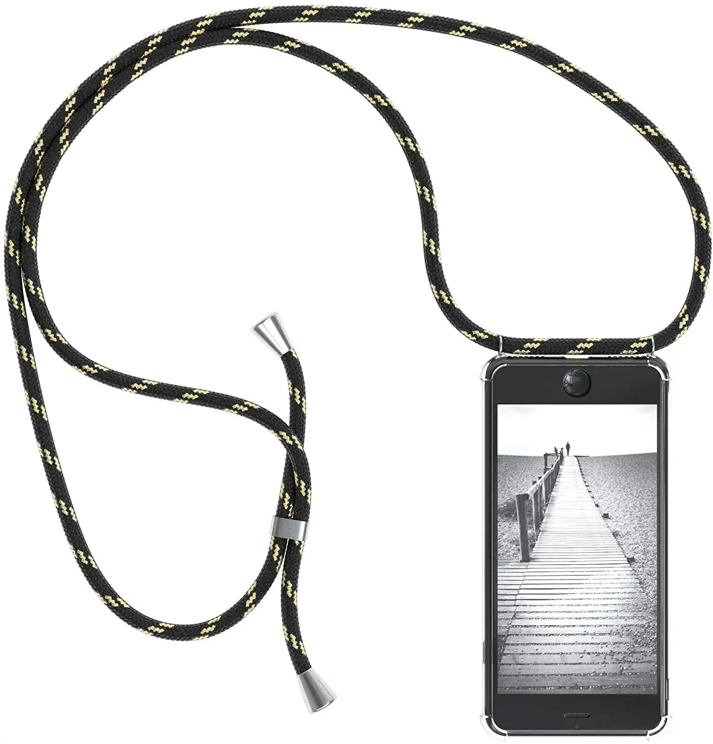 Klare Crossbody Lanyard Hülle mit Umhängeband
