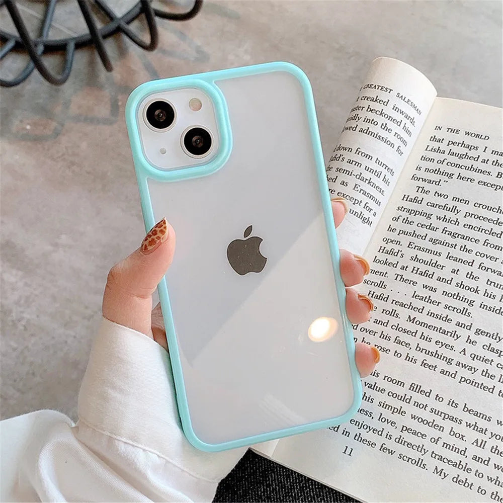 Coque antichoc en silicone Candy pour iPhone
