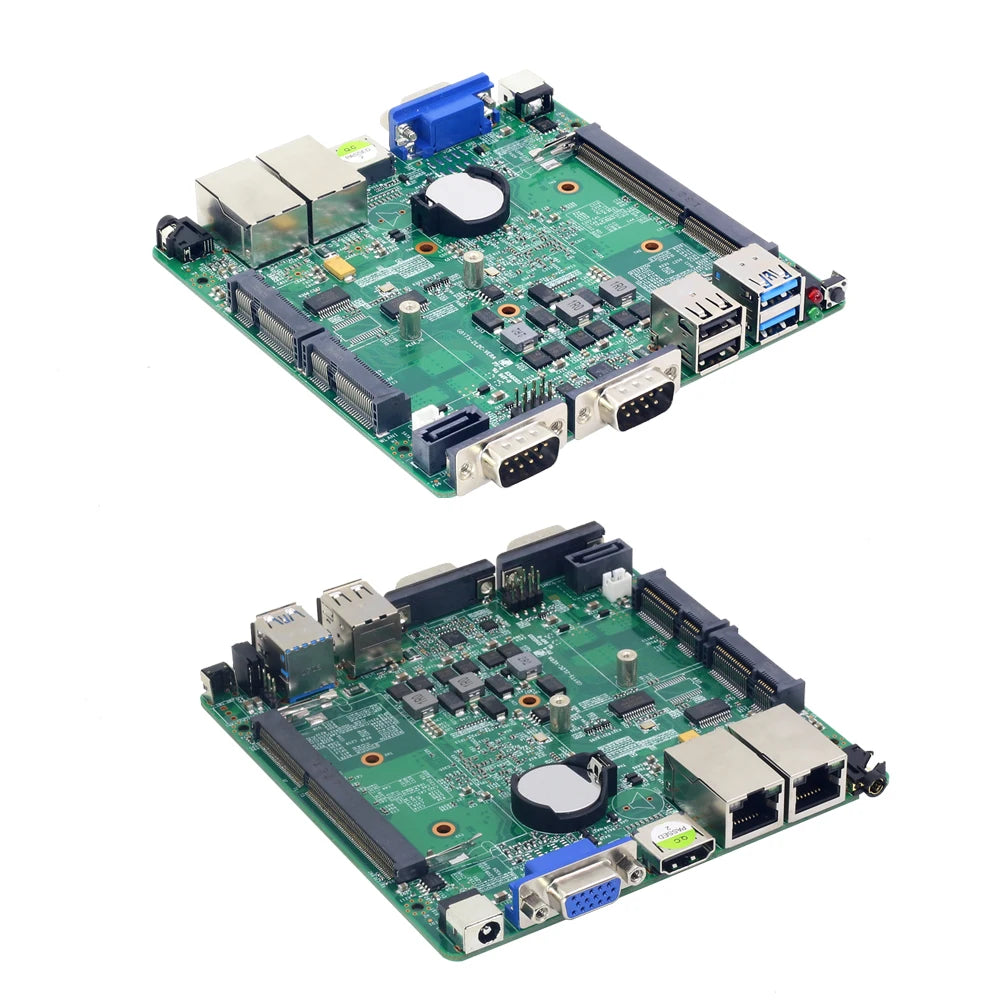 Lüfterloser Mini-PC Celeron Dual LAN RS232 WiFi