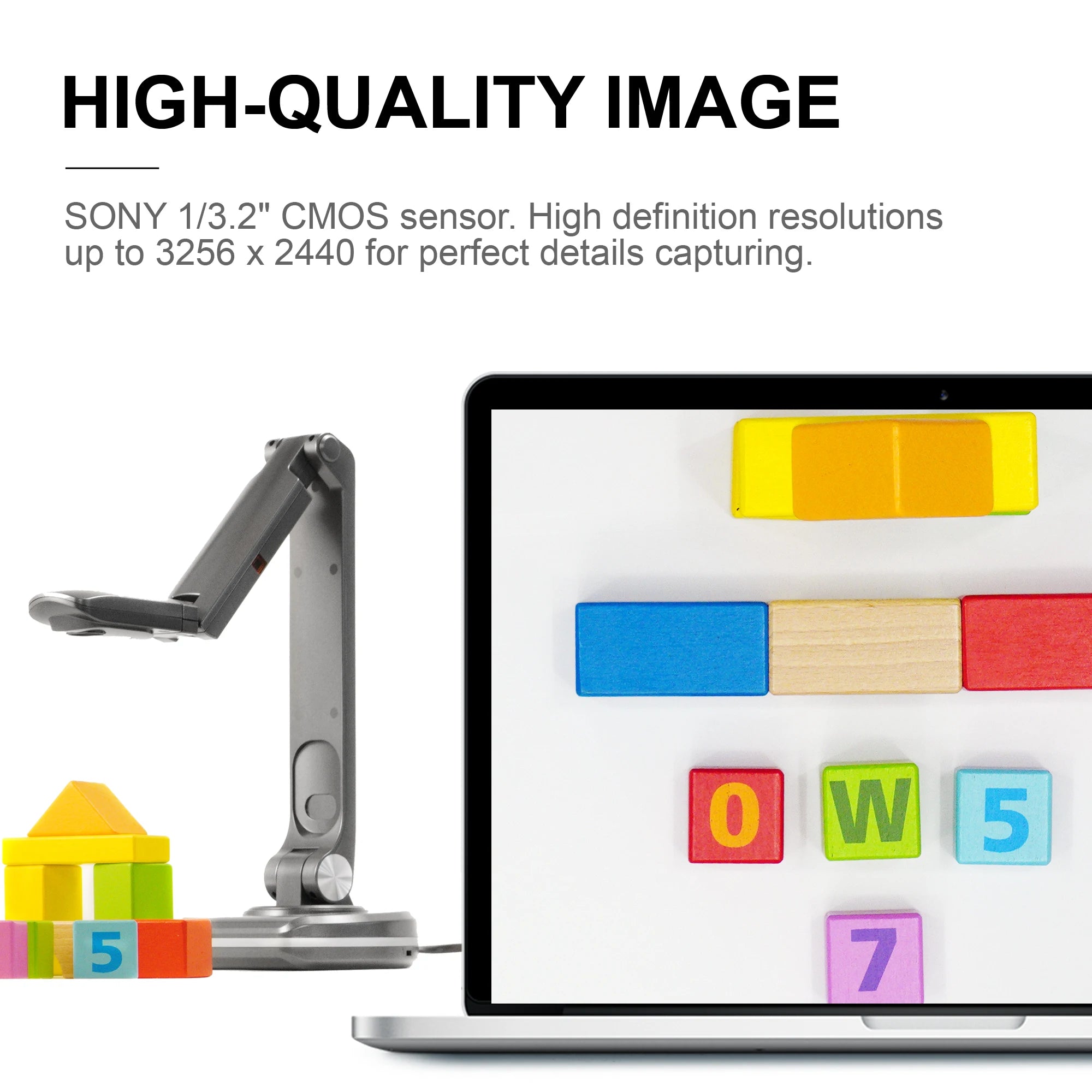 8MP USB Dokumentenkamera V500s A3 Visualizer