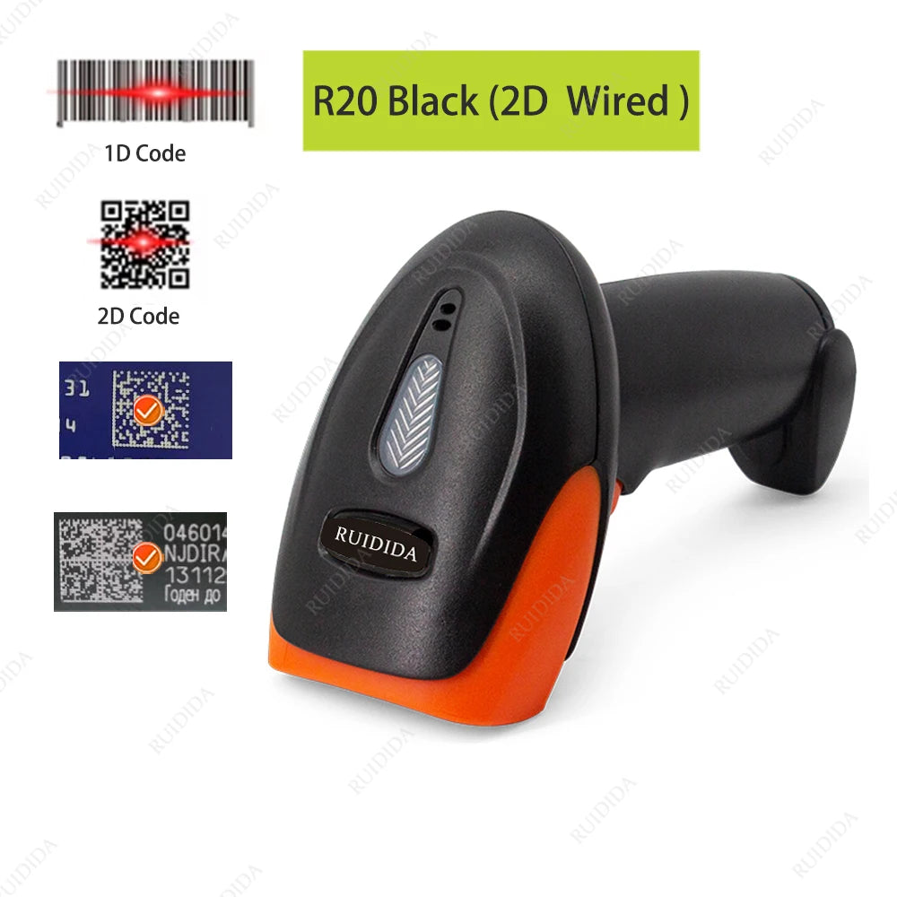 Wired 1D/2D barcode scanner USB