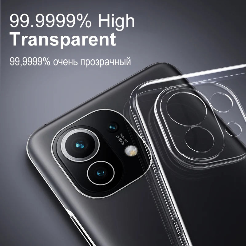 Xiaomi 11 Lite Hülle Transparent TPU Silikon