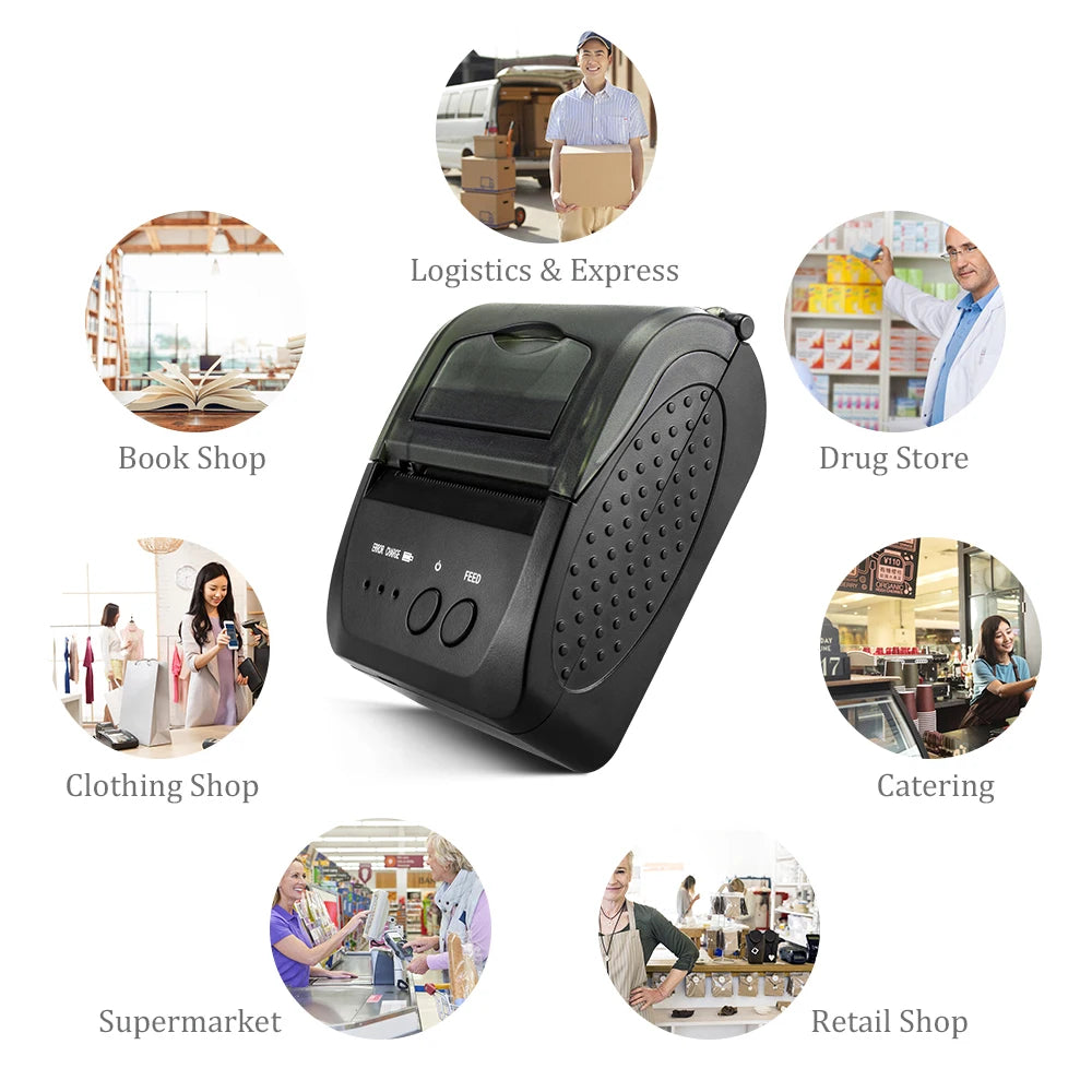 Netum NT-1809DD 58mm Bluetooth POS Thermodrucker