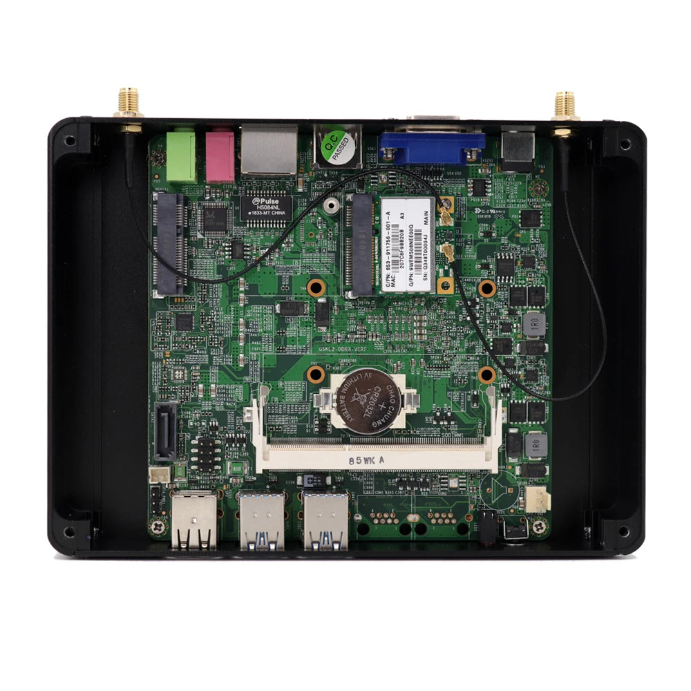 Lüfterloser NUC Mini-PC Intel i3 mit Windows 10