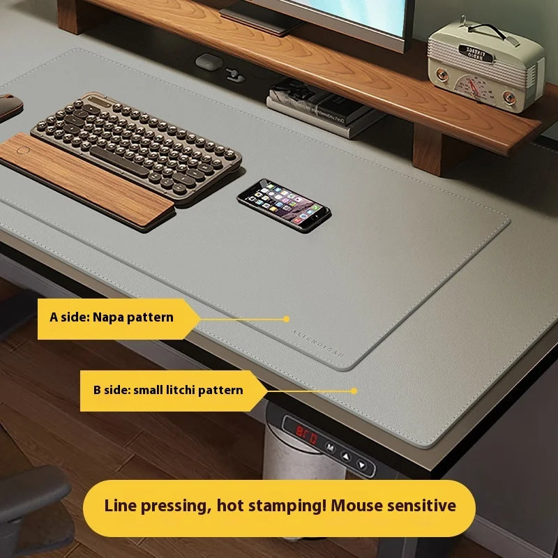 Großes Leder Mauspad Büro