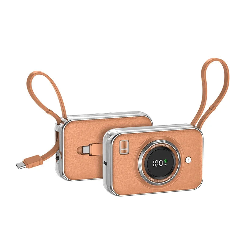 Mini power bank with cable & color choice