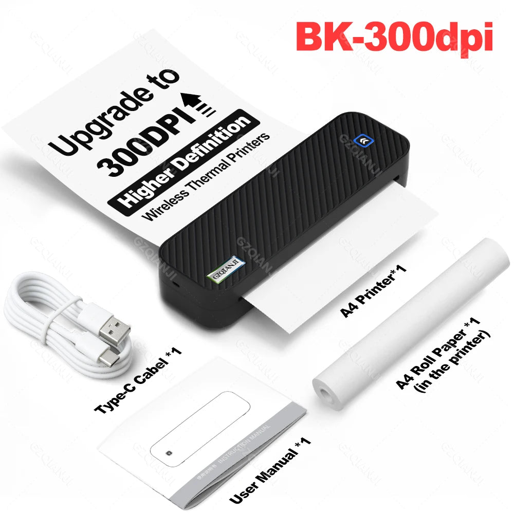 Bluetooth A4 Thermodrucker Pocket Photo Drucker