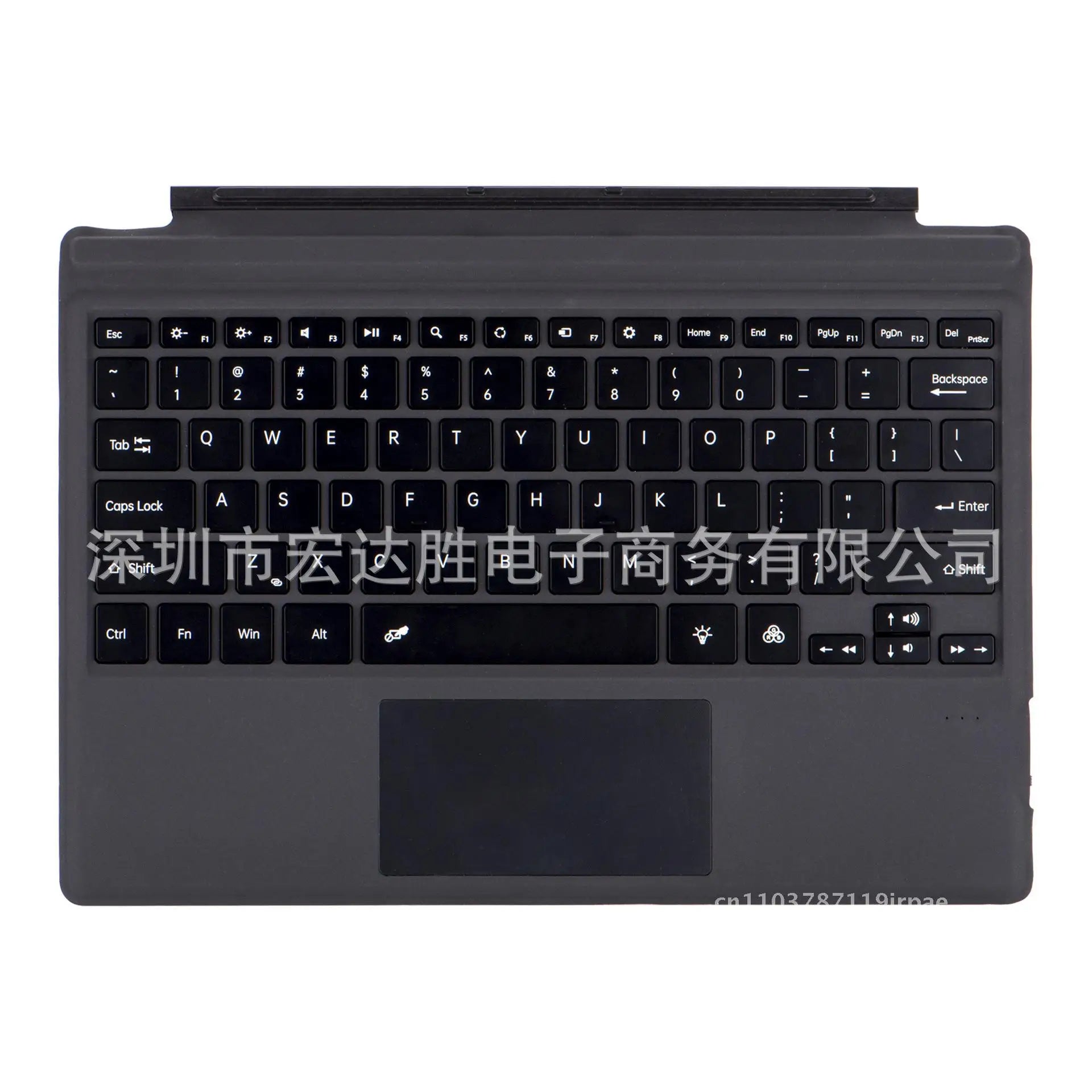 Wireless Bluetooth keyboard with backlighting for Surface Pro & Go