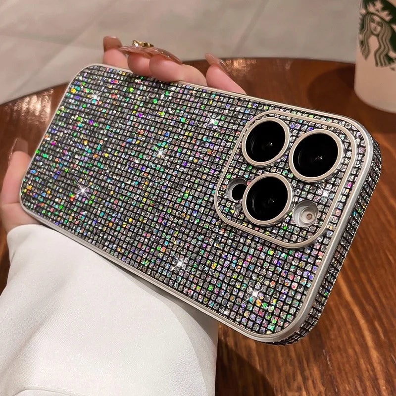 Glitzer Strass Kamera-Schutz Hülle für iPhone 17