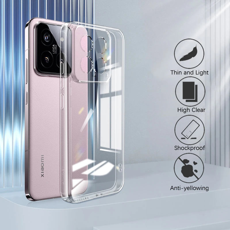 Klare Silikonhülle für Xiaomi Mi 14/13/12 Serie