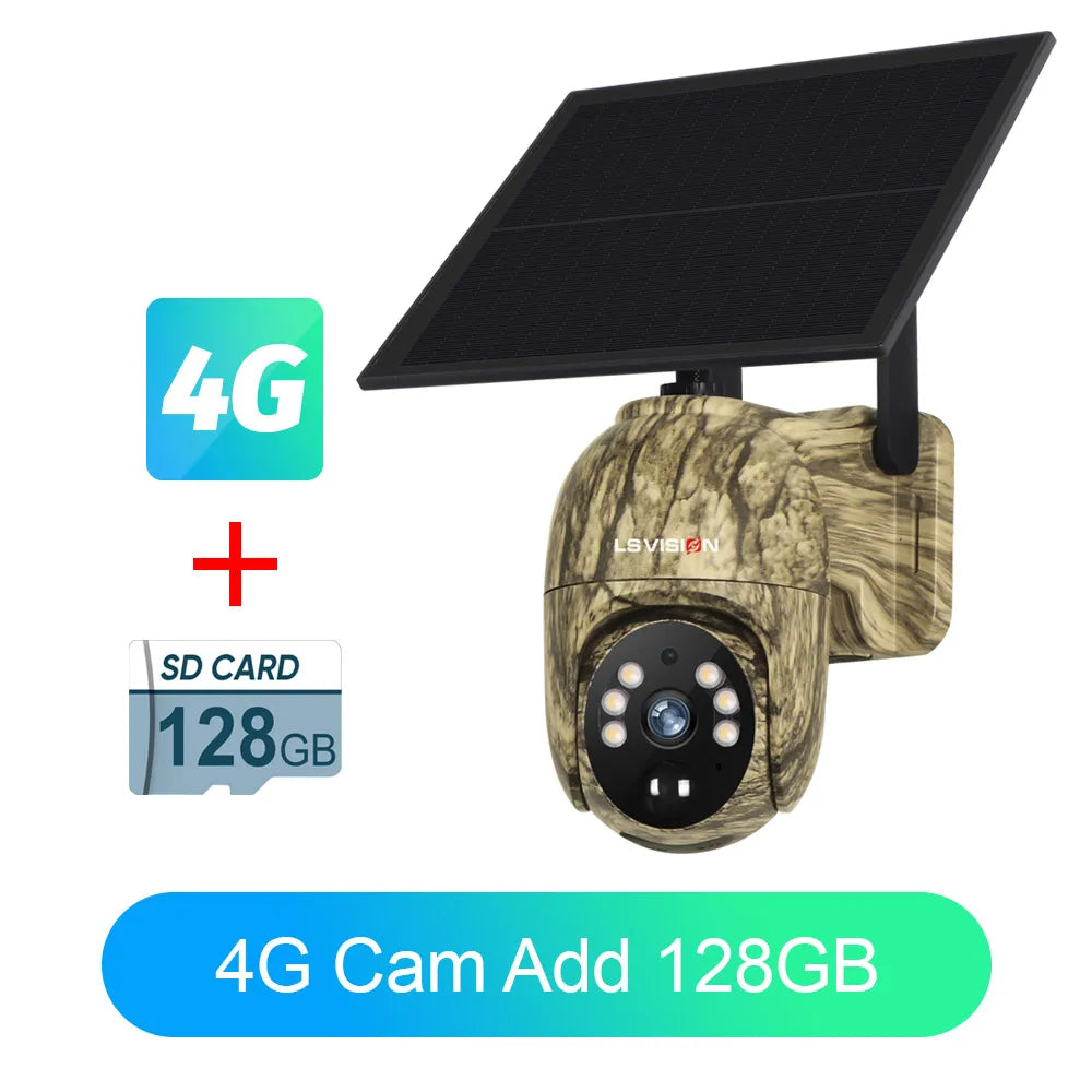 2K Solar Wildkamera mit WLAN/4G und Nachtsicht