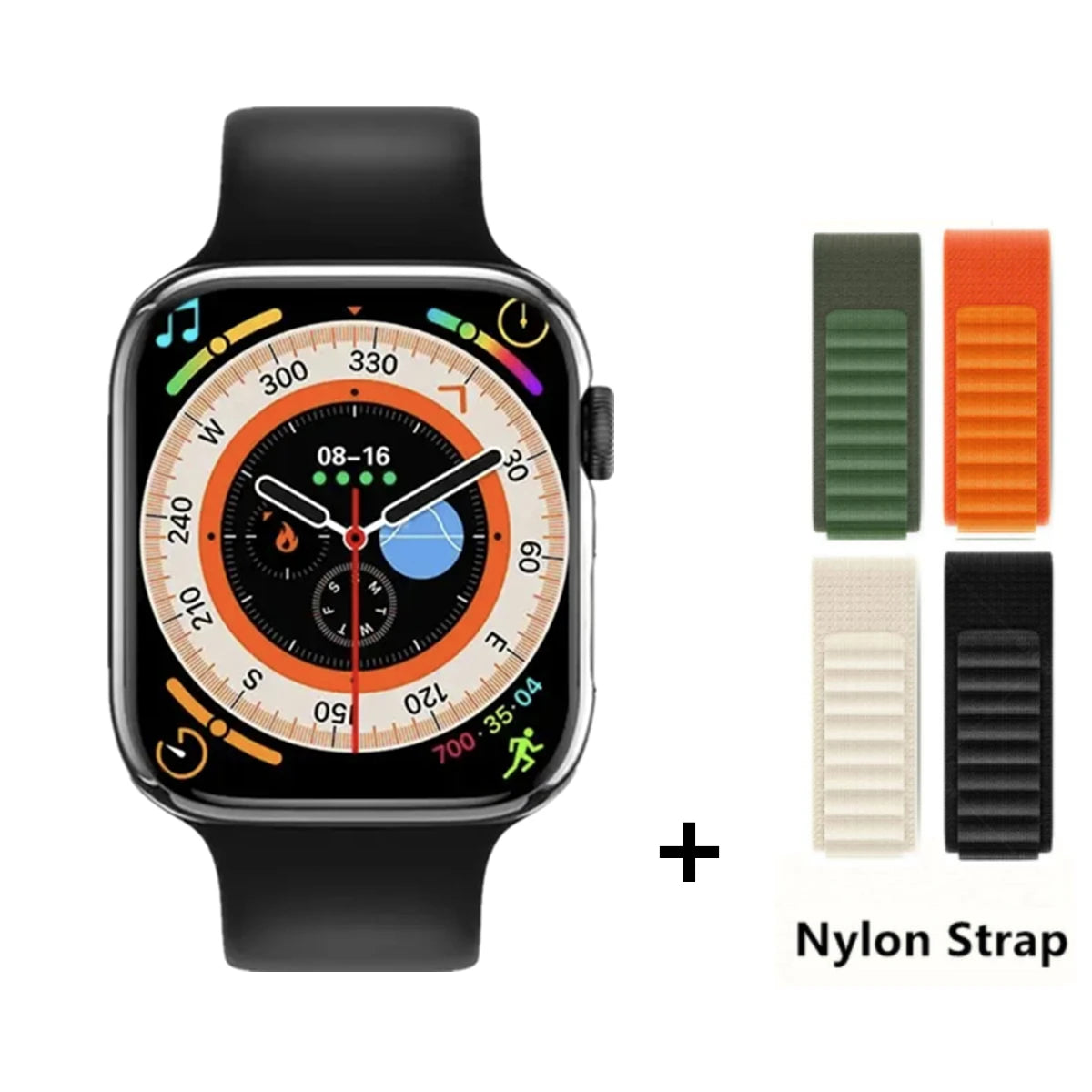 Moderne Smartwatch 10 GPS NFC BT-Anruf Herren