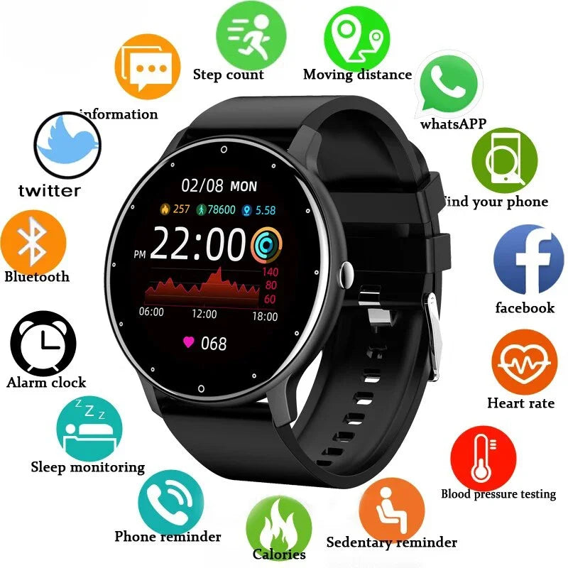 Smartwatch IP67 Bluetooth 5.2 Fitness Uhr Sport