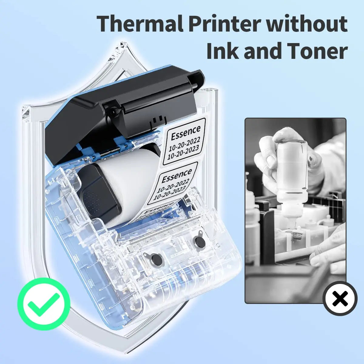 3-Zoll Bluetooth Etikettendrucker M221 für Versand