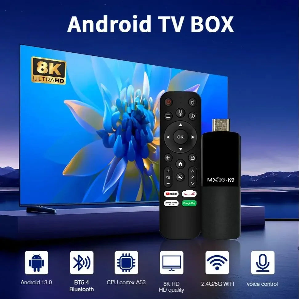 4K Android TV Stick mit schnellem Streaming