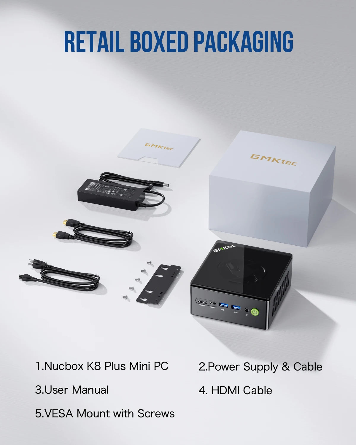Leistungsstarker Mini-PC AMD R7 16GB DDR5 512GB SSD