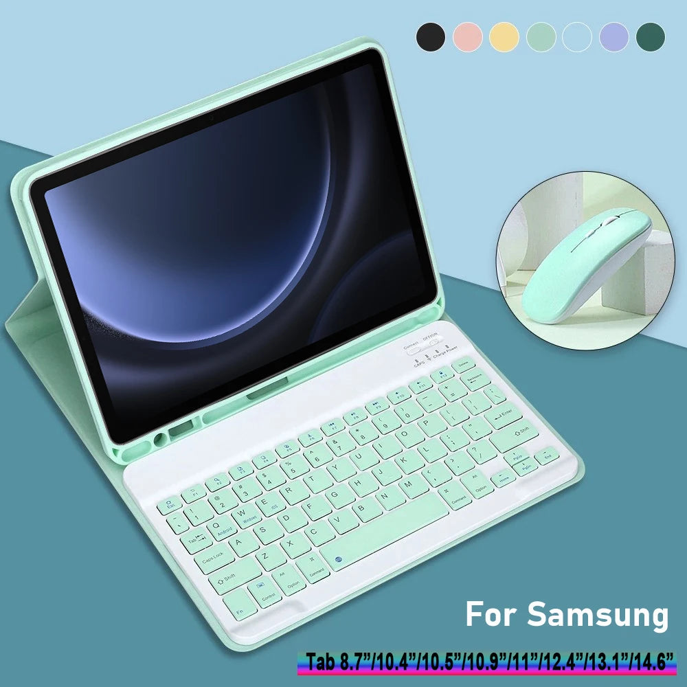 Tastaturhülle für Galaxy Tab A & S Serie