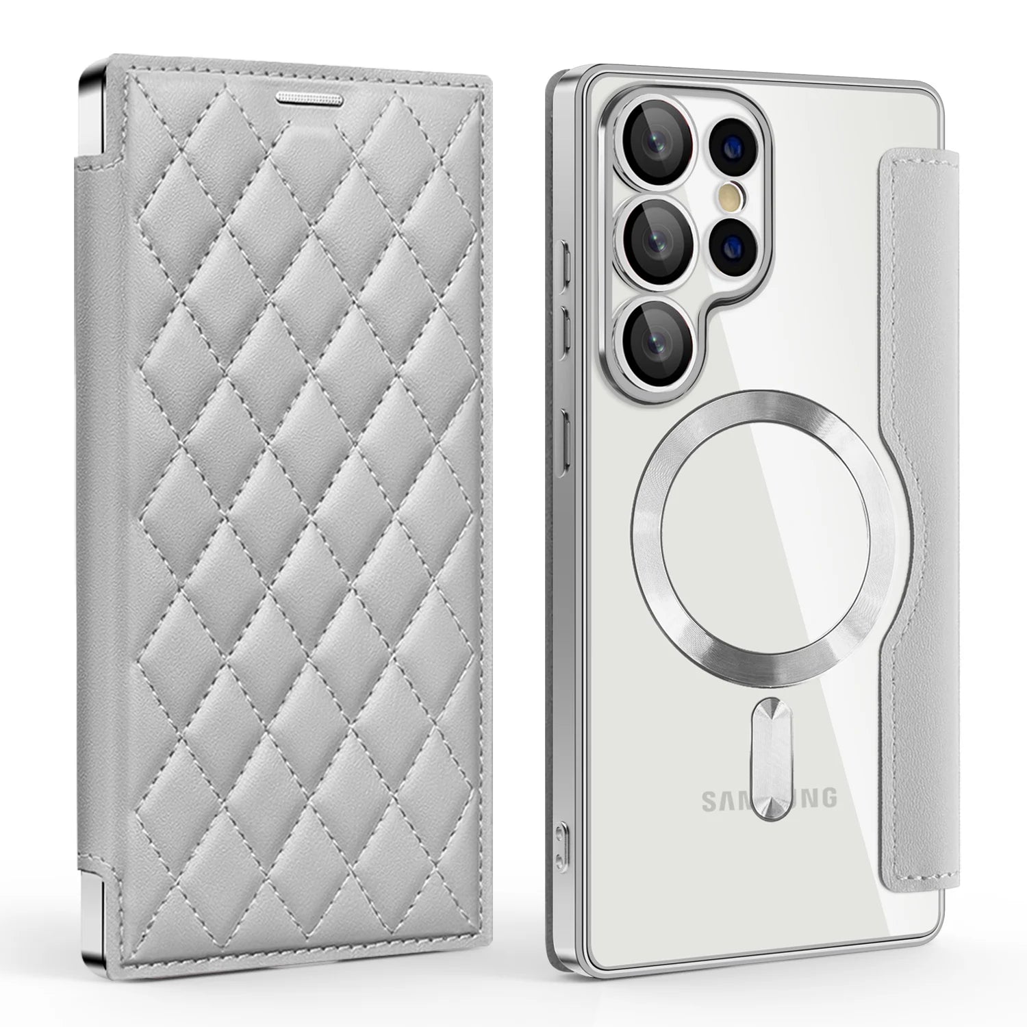 Flip Lederhülle für Samsung Galaxy S25 Ultra S24 FE