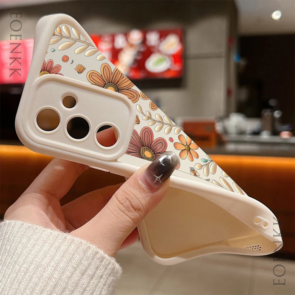 Blattmuster Silikonhülle für Samsung Galaxy Modelle