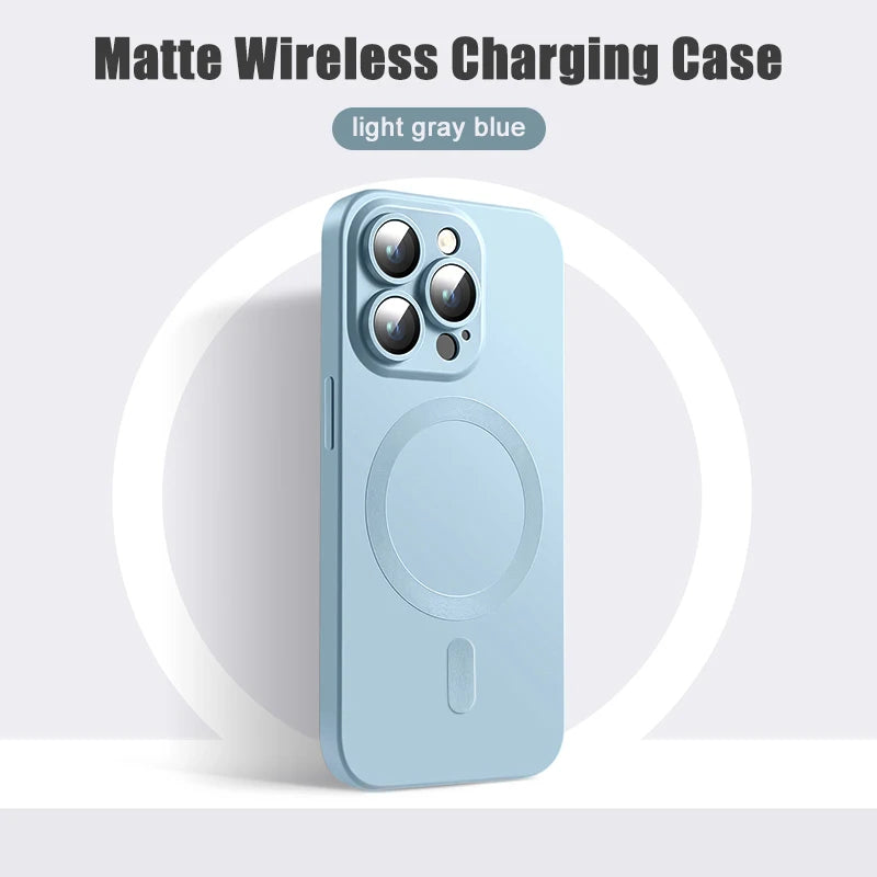 Matte Silikon MagSafe Hülle iPhone Zubehör